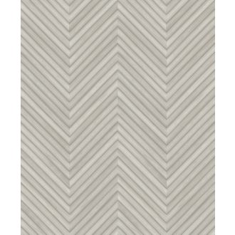   Nyílformába rendezett valósághű keskeny fa parkettminta krémszürke szürke és szürkésbézs tónus tapéta