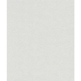   Természetes strukturált kosárfonat mintázat törtfehér és világosszürke tónus tapéta