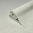 Természetes textil hatású minta elemi szálak kiemelésével krém és világosbézs tónus tapéta