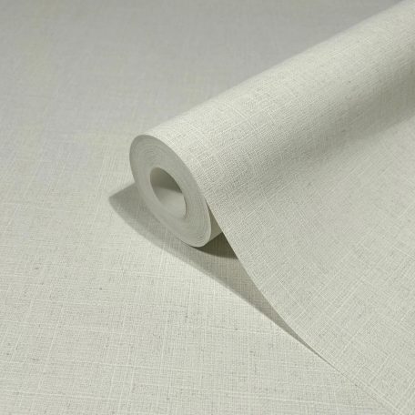 Természetes textil hatású minta elemi szálak kiemelésével krém és világosbézs tónus tapéta