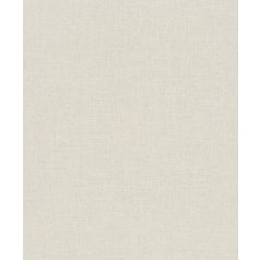   Természetes textil hatású minta elemi szálak kiemelésével krémfehér és világosbézs/szürkésbézs tónus tapéta