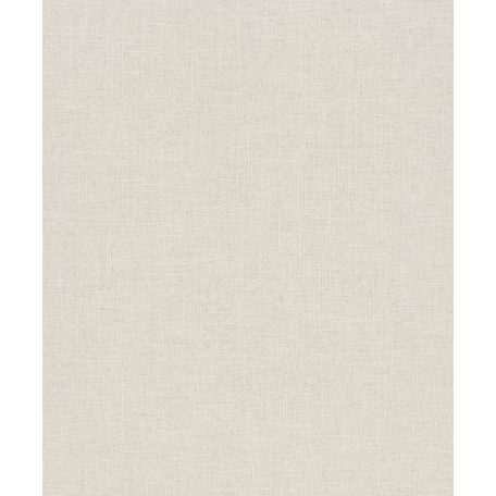 Természetes textil hatású minta elemi szálak kiemelésével krémfehér és világosbézs/szürkésbézs tónus tapéta
