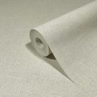 Természetes textil hatású minta elemi szálak kiemelésével krémfehér és világosbézs/szürkésbézs tónus tapéta