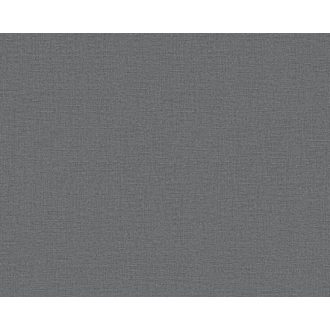   As-Creation Desert Lodge/Secret Garden 33609-2 Strukturált egyszínű sötétszürke tapéta