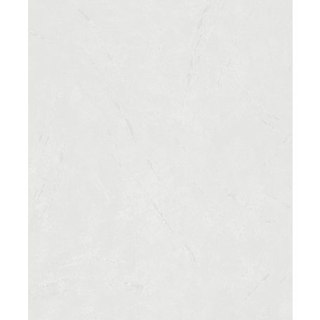 Fémes elemekkel díszített betonhatású minta fehér és ezüst tónus fémes csillogó hatás tapéta