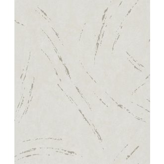   Fémes elemekkel díszített betonhatású minta krém bézs és arany tónus fémes csillogó hatás tapéta