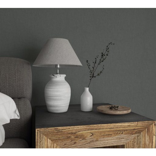 Marburg Botanica 33967 Natur Egyszínű tapintható vászon struktúra sötétszürke/antracit tapéta