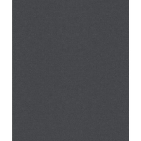 Monokróm texturált egyszínű minta fekete tónus finom fémes hatás tapéta