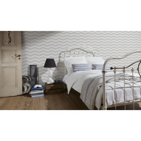 As-Creation Designdschungel 34242-1 cikk-cakk minta fehér szürke tapéta