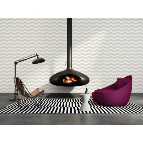 As-Creation Designdschungel 34242-1 cikk-cakk minta fehér szürke tapéta