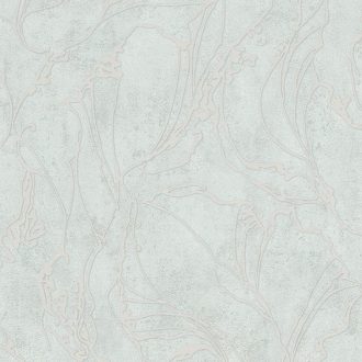   Beton háttéren absztrakt fénylő vonalmintázat zöld gyöngyház és ezüst tónus tapéta