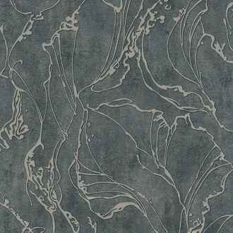   Beton háttéren absztrakt fénylő vonalmintázat szürke antracit és ezüst tónus tapéta