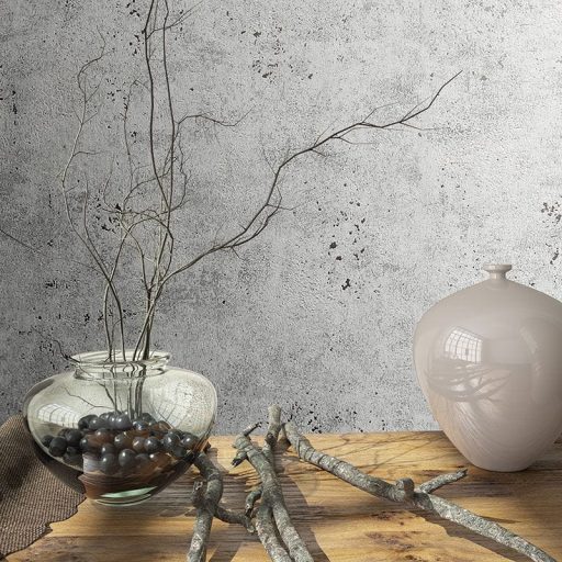 Kopott beton megjelenítés finom csillogással szürkeés ezüst tónus tapéta