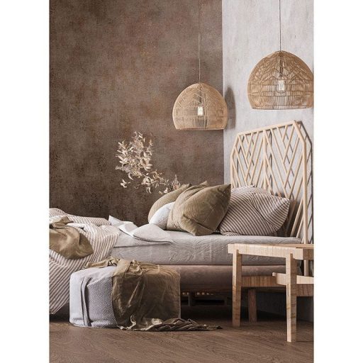 Vintage Look indusztriális beton megjelenés fémes akcentussal barna és rézszín tónus tapéta