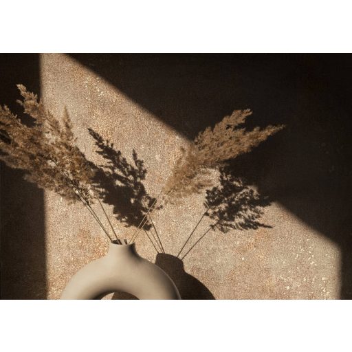 Vintage Look indusztriális beton megjelenés fémes akcentussal bézs szürkésbézs és rézszín tónus tapéta