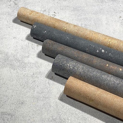 Vintage Look indusztriális beton megjelenés fémes akcentussal antracit és rézszín tónus tapéta