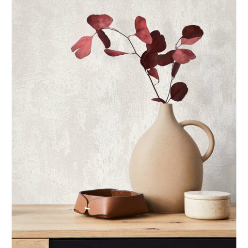 Struktur Design egyszínű fénylő akcentusok fehér és gyöngyház tónus tapéta