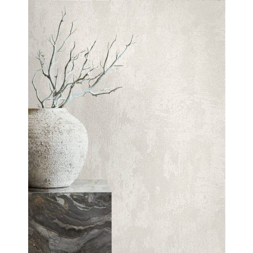 Struktur Design egyszínű fénylő akcentusok fehér és gyöngyház tónus tapéta