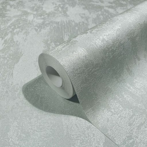 Struktur Design egyszínű fénylő akcentusok zöld/szürkészöld és ezüst tónus tapéta