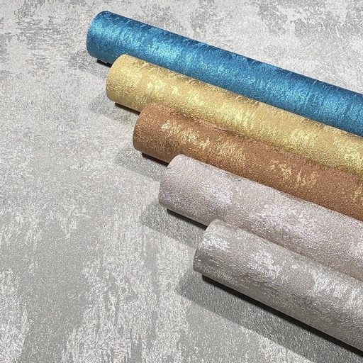 Struktur Design egyszínű fénylő akcentusok szürke/szürkésbarna és ezüst tónus tapéta