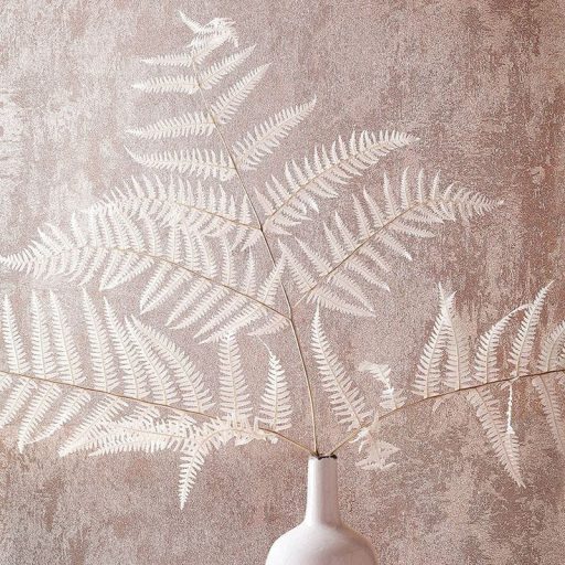 Struktur Design egyszínű fénylő akcentusok roségold tónus tapéta