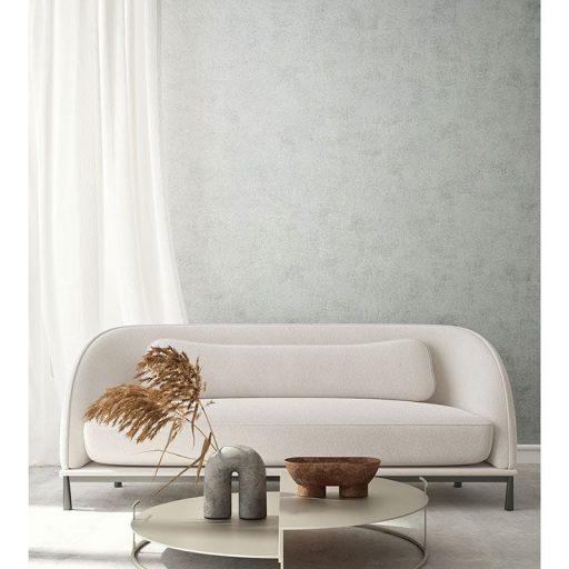 Vintage Look indusztriális beton megjelenés fémes akcentussal szürke és ezüst tónus tapéta