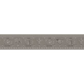   As-Creation Versace 3, 34305-3  medúza babér szürke ezüst  bordűr