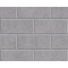   As-Creation Versace 3, 34322-4, 3 D  csempeminta világos szürke szürke tapéta