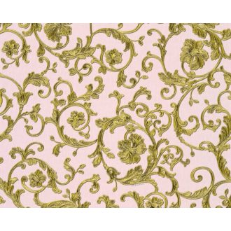   As-Creation Versace 3, 34326-4  indaminta  rózsaszín zöldarany  tapéta