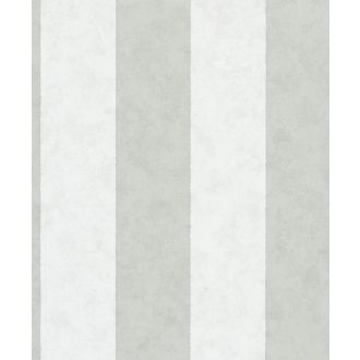   Széles sávokkal kialakított blokkcsíkos minta textil háttéren fehér világosszürke és zöld/szürkészöld tónus tapéta