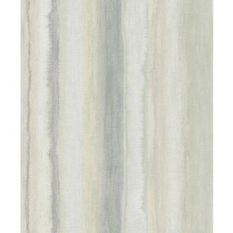   Művészi színátmenetes akvarell csíkos design textil háttéren világosszürke bézs zöld szürke és zöldesszürke tónus tapéta