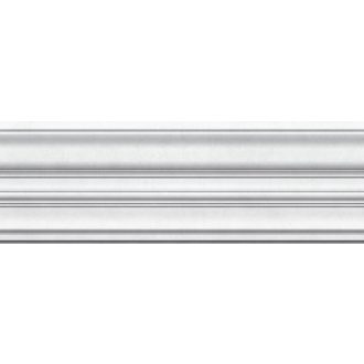   Széles vízszintes csíkozású színátmenetes minta szürkésfehér szürke és sötétszürke tónus bordűr