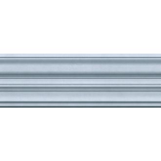   Széles vízszintes csíkozású színátmenetes minta szürkéskék kék és sötétkék tónus bordűr