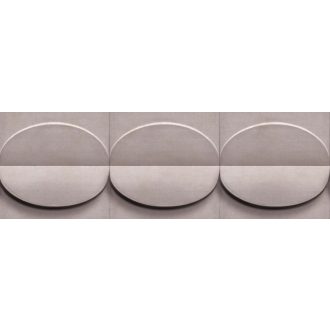   Ellipszisek nagy találkozása - geometrikus háromdimenziós minta szürkéslila lila és fekete tónus bordűr