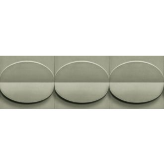   Ellipszisek nagy találkozása - geometrikus háromdimenziós minta fehér zöld sötétzöld és fekete tónus bordűr