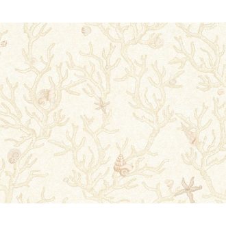   As-Creation Versace 3, 34496-1 kagylók korallok bézs krém tapéta