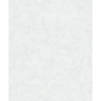   Monokróm beton shabby megjelenésű minta fehér/törtfehér tónus fémes mintarészletek tapéta