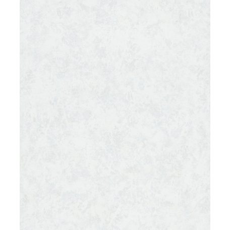 Monokróm beton shabby megjelenésű minta fehér/törtfehér tónus fémes mintarészletek tapéta