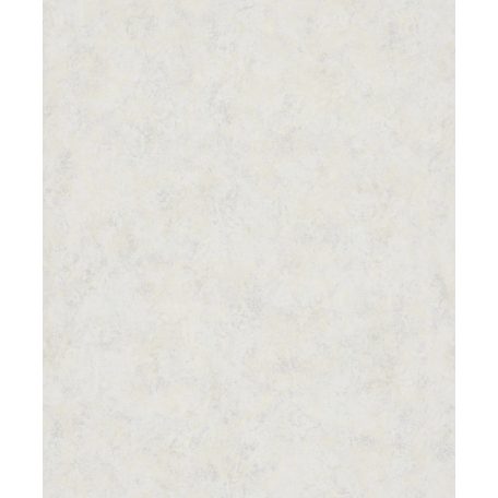 Monokróm beton shabby megjelenésű minta krém/világosbézs tónus fémes mintarészletek tapéta