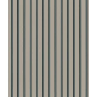   Háromdimenziós akusztikus "csíkos" falpanel motívum bézs sötétszürke és antracit tónus finoman fénylő mintarészletek tapéta