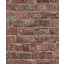 Kultikus design a sorozatból! Háromdimenziós téglaminta téglavörös szürke és szürkésbézs tónus tapéta