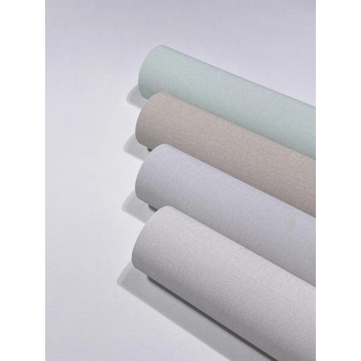 Finoman strukturált textil mintázat fehér tónus tapéta