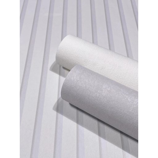 Egyszínű textilhatású texturált minta fehér tónus finom gyöngyházfény tapéta