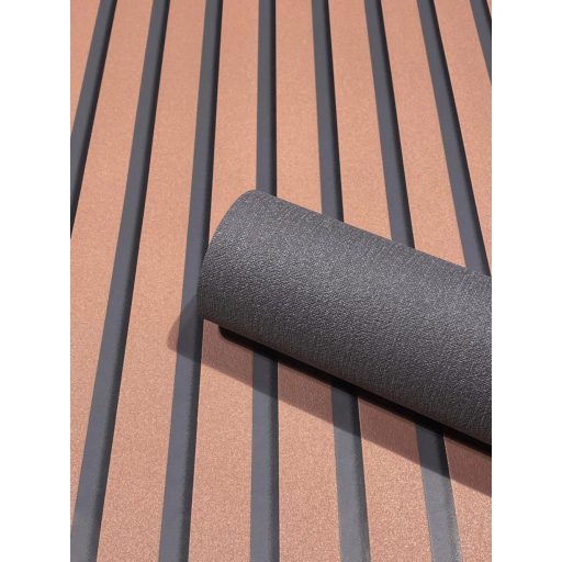 Egyszínű textilhatású texturált minta sötétszürke/antracit tónus finom fény tapéta