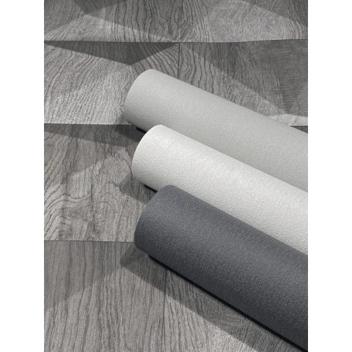 Egyszínű textilhatású texturált minta szürke tónus finom fény tapéta