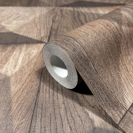 Klub hangulatú háromdimenziós grafikus fa megjelenítés bézs barna és sötétbarna tónus tapéta