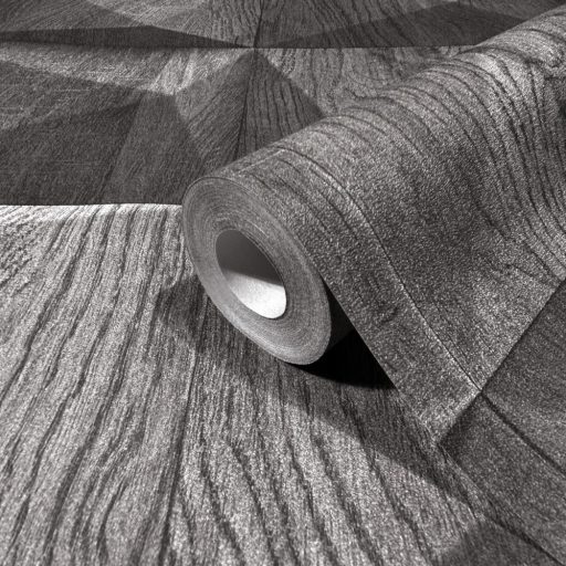 Klub hangulatú háromdimenziós grafikus fa megjelenítés szürke sötétszürke és antracit tónus tapéta