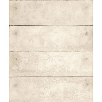   Valósághű megjelenés! Szegecselt betonlapok panel elrendezésben bézs és barna tónus tapéta