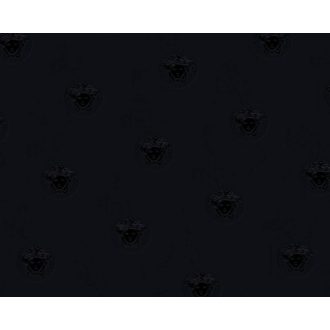   As-Creation Versace 3, 34862-2  medúza "Versace-fejek" fekete tapéta