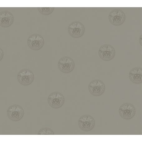 As-Creation Versace 3, 34862-3  medúza "Versace-fejek" szürke ezüstszürke tapéta
